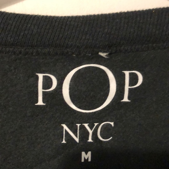 [ pop nyc] embroidered sweat shirt - Picture 2 of 2